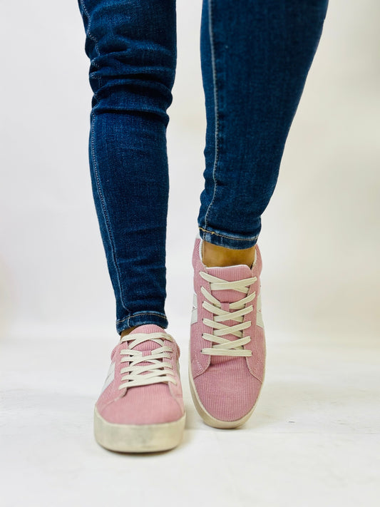 Corky's Blush Corduroy No Chaser Sneakers