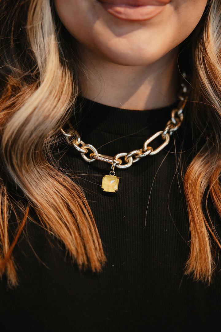 Square Charm in Lemon Drop