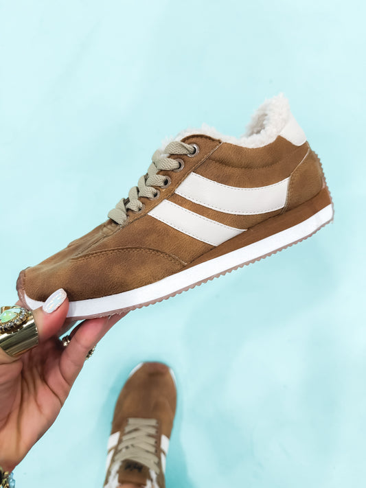 Presale: Corky's Washed Cognac Jet Lag Sneakers