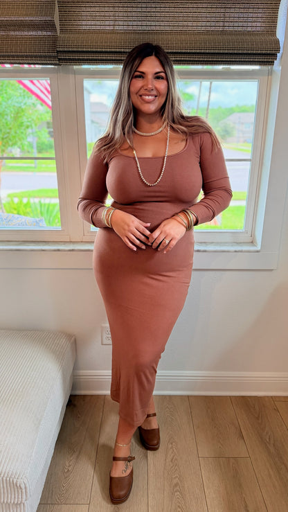 Toasted Maple Dress