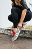 Corky's Black White Houndstooth Friend Zone Sneakers