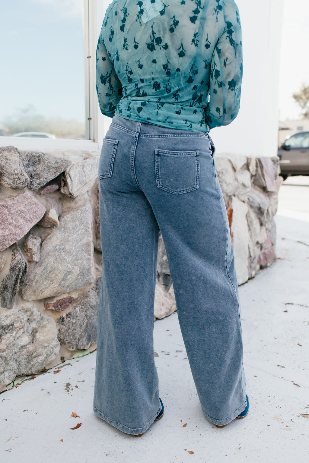 Wide Open Denim Pants