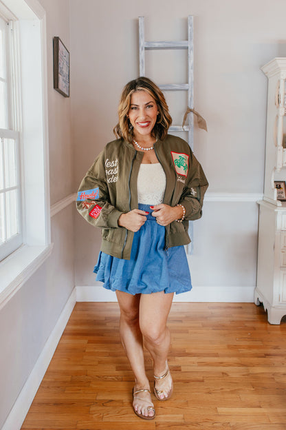 Howdy Honey Jacket In Army Green