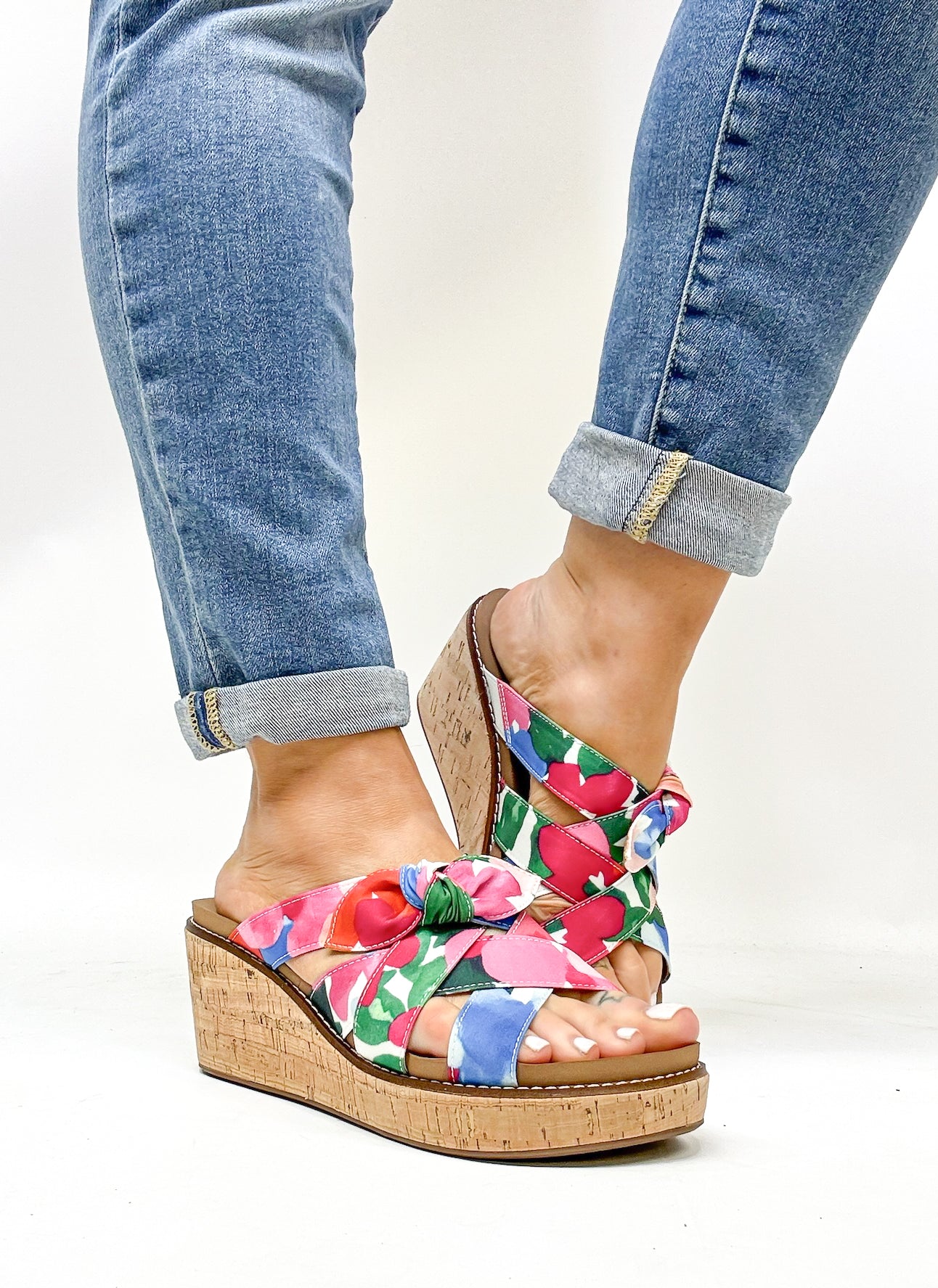 Corky's Floral Bowdacious Sandals