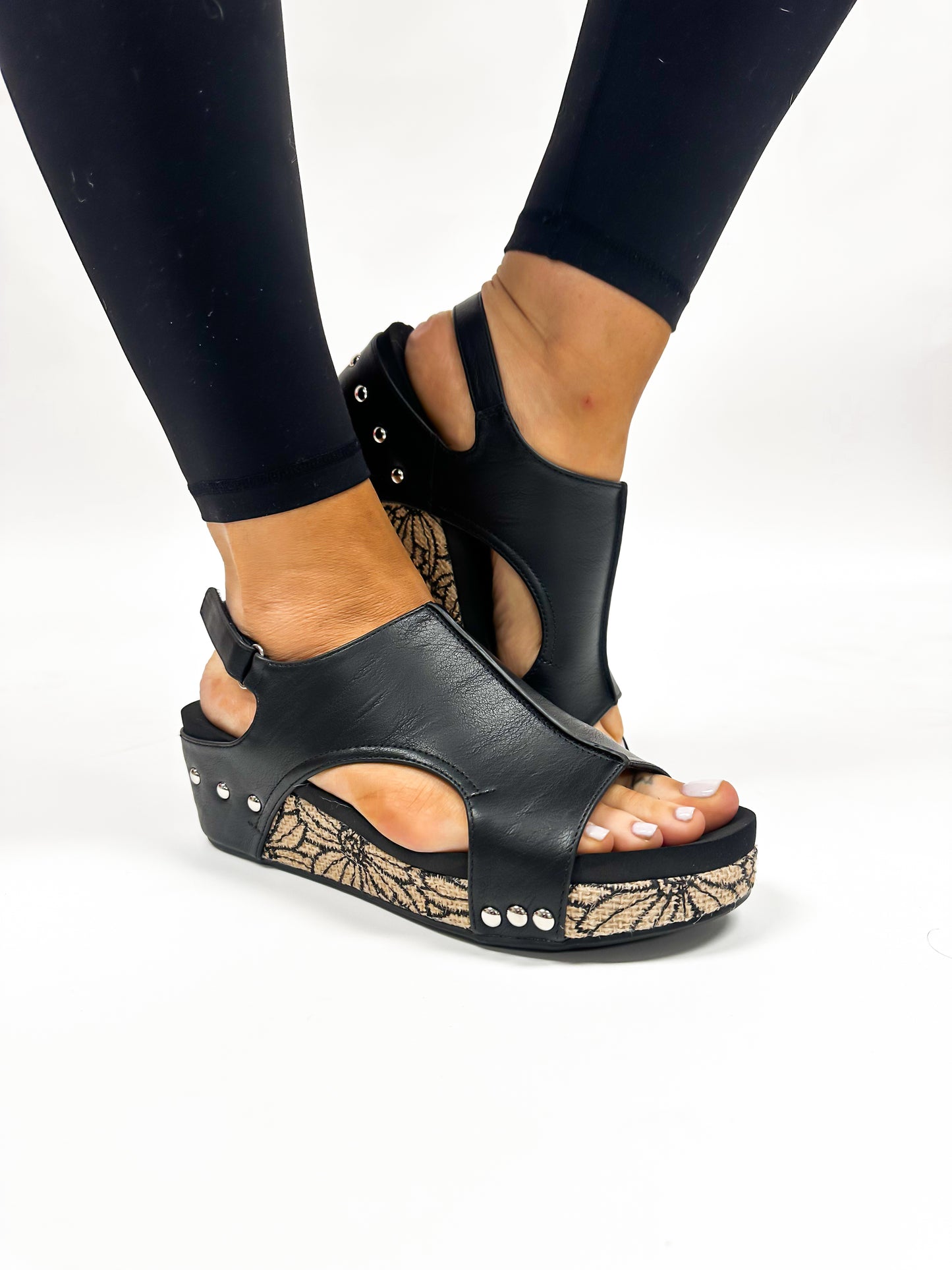 Corky's Black Combo Volta II Sandals