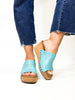 Corky's Turquoise Saddle Up Sandals