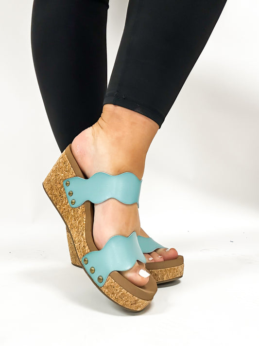 Corky's Teal Obviously Sandals