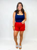 Judy Blue Red Hot Shorts Reg/Curvy