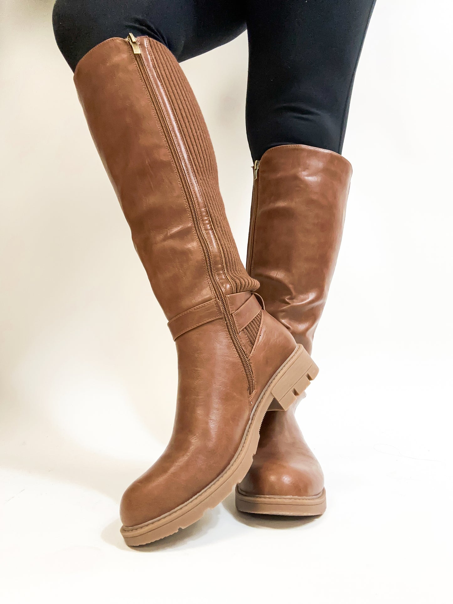 Corky's Tobacco Hay There Boots Wide Calf Friendly FINAL SALE