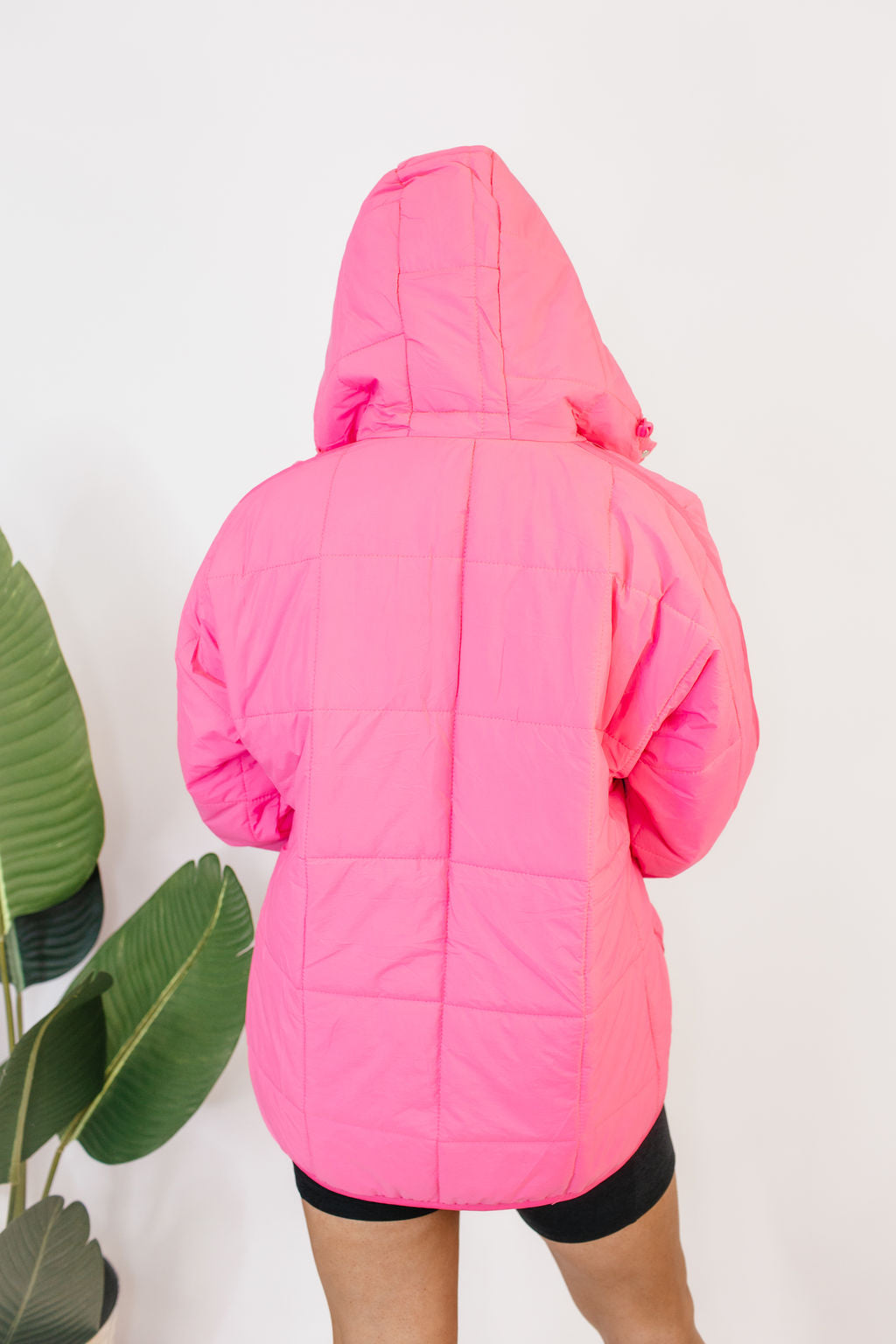 Bright Side Puffer Jacket In Pink - Reg & Curvy