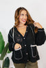 Everything Has A Season Jacket in Black