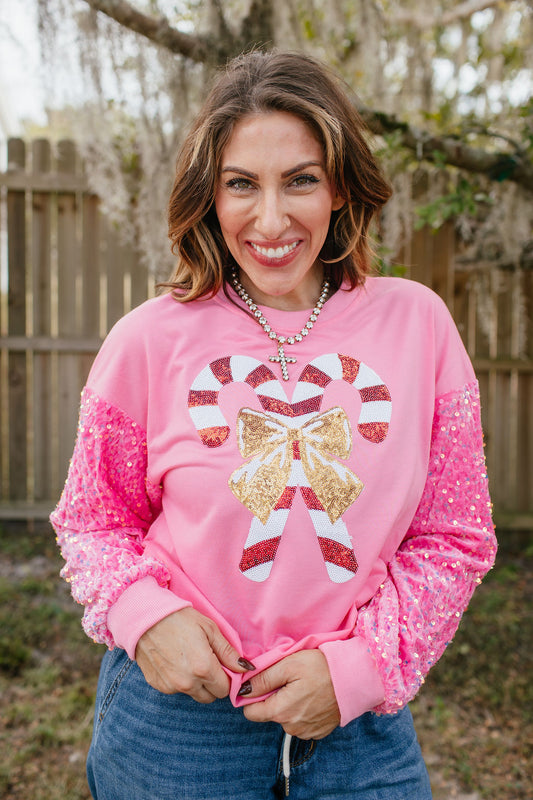 Candy Cane Lane Sweater