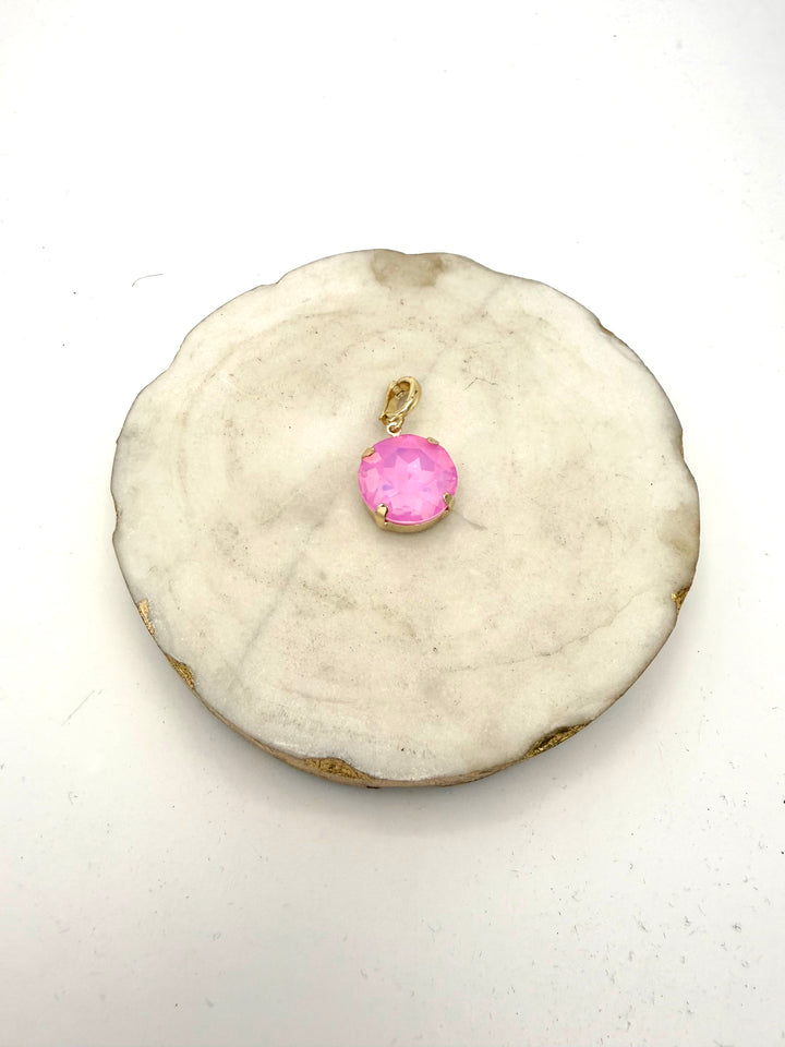 Round Charm 16MM in Berry Pop