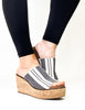 Corky's Black Natural Stripe 2 Mugshot Shoes