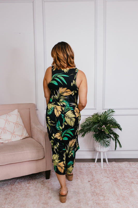 Phierce Fashions Jumpsuit in Tropical - Reg/Curvy
