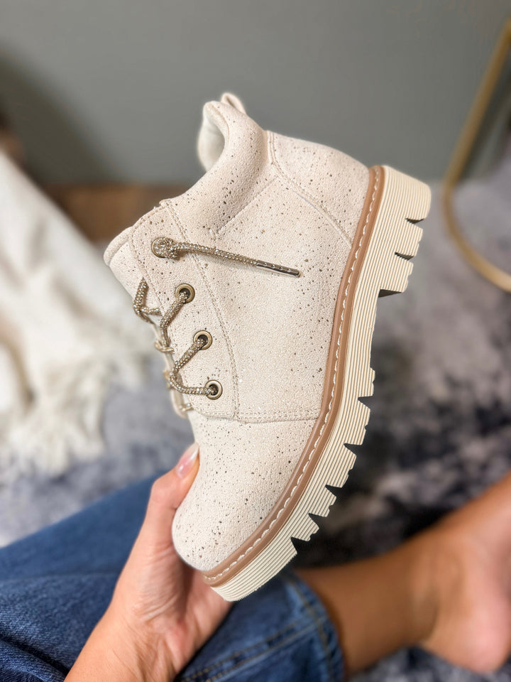 Very G Cream Lauren Boots