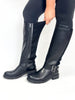Corky's Black Hay Bale Wide Calf Friendly Boots
