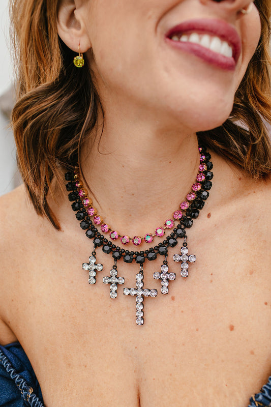Tova Cassidy Necklace In Smutt Jet