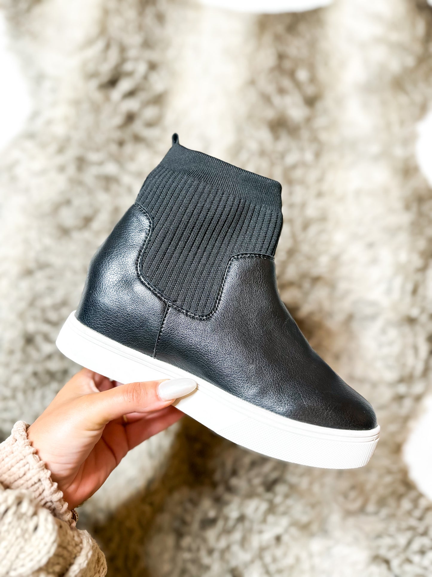 Corky's Black Sweater Weather Boots- FINAL SALE