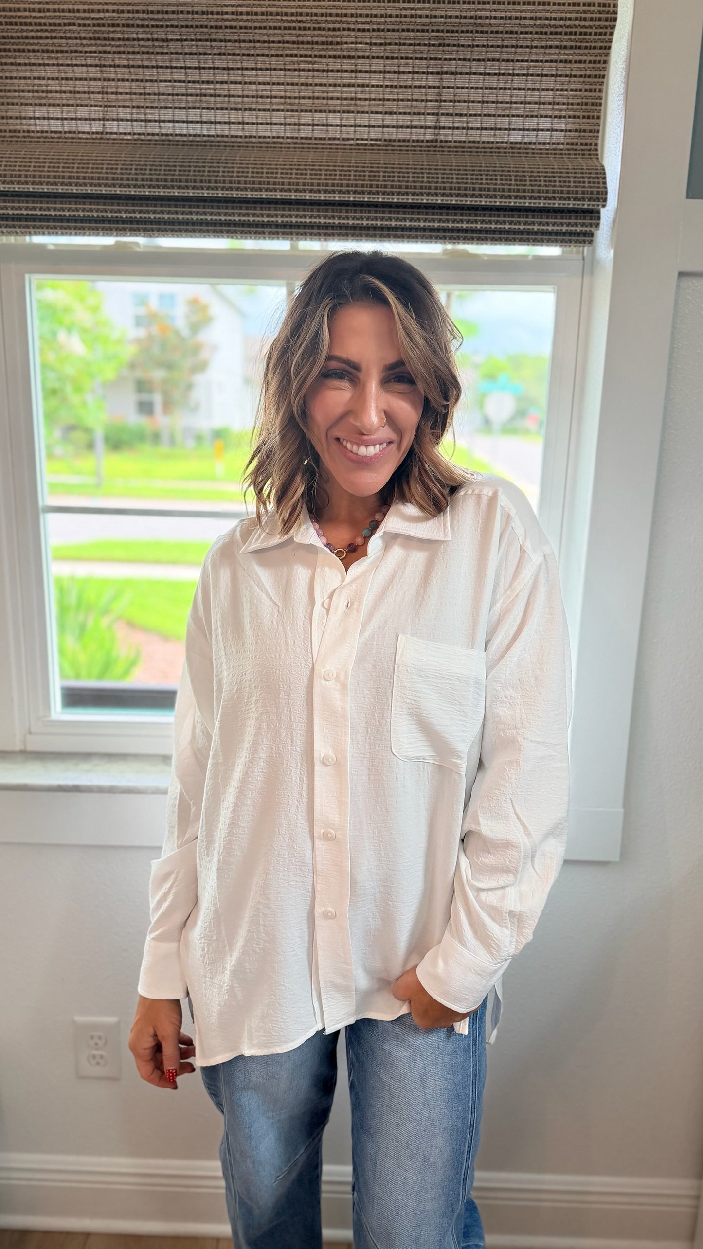 Barefoot Button Down Top