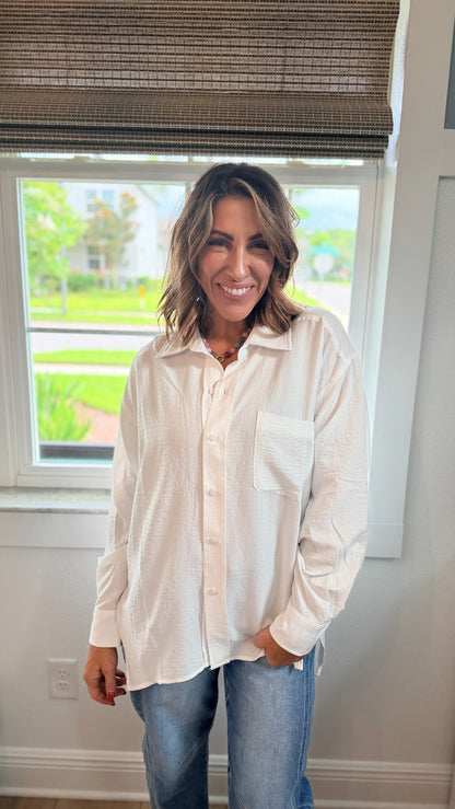 Barefoot Button Down Top
