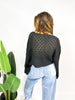 Free Spirit Bell Sleeve Top in Black - Reg/Curvy