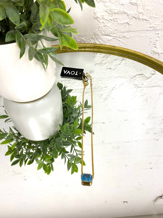 Tova Karine Necklace in Aquamarine - FINAL SALE