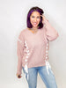 Dusty Pink Sweater - Reg/Curvy