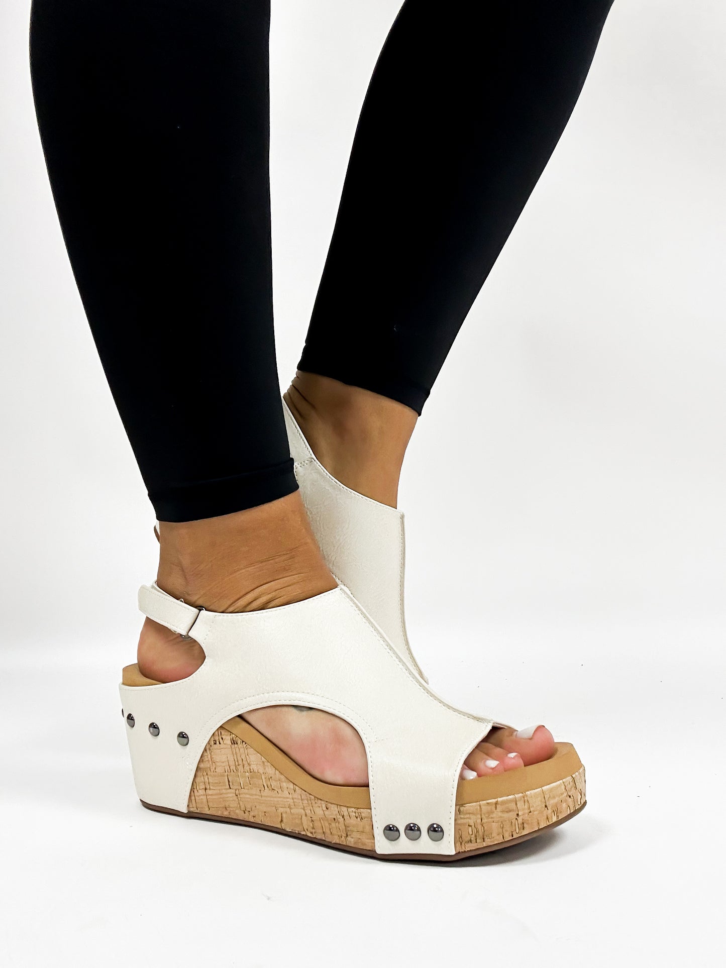 Corky's Cream Carley Sandals