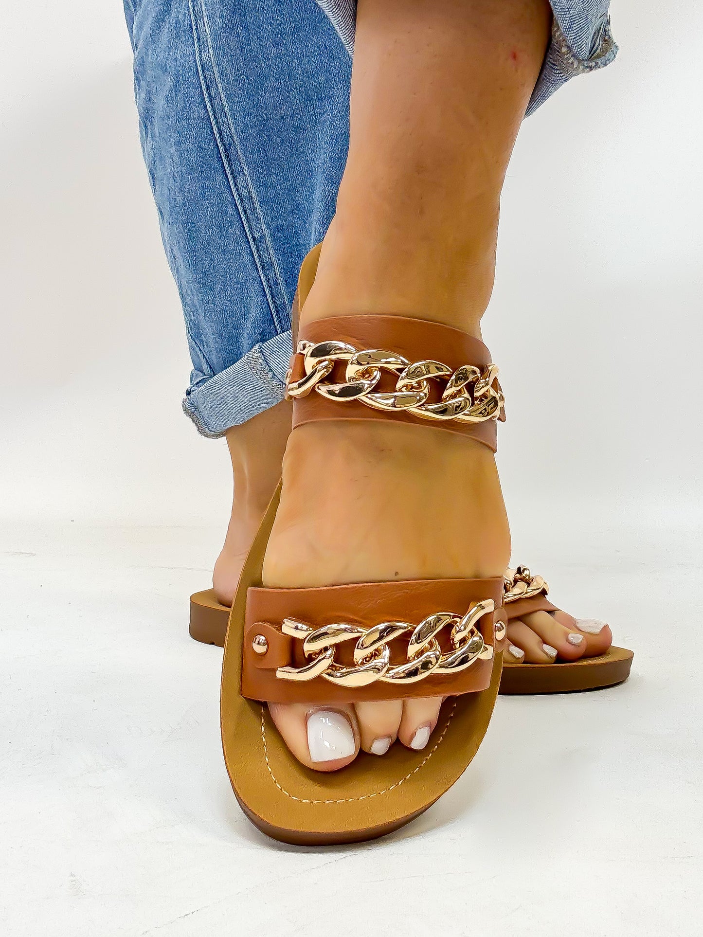 Corky's Cognac Seeing Double Sandals