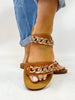 Corky's Cognac Seeing Double Sandals