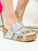 Corky's Silver Sparkler Sandals