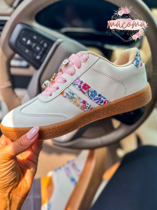 Pink Peony Club Sneakers