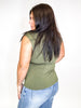 Wrap Star Top in Olive - Reg/Curvy