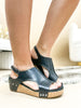 Corky's Black Smooth Volta II Shoes -2 inch heel