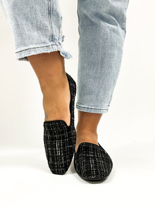 Corky's Black Tweed Goody 2 Shoes Flats