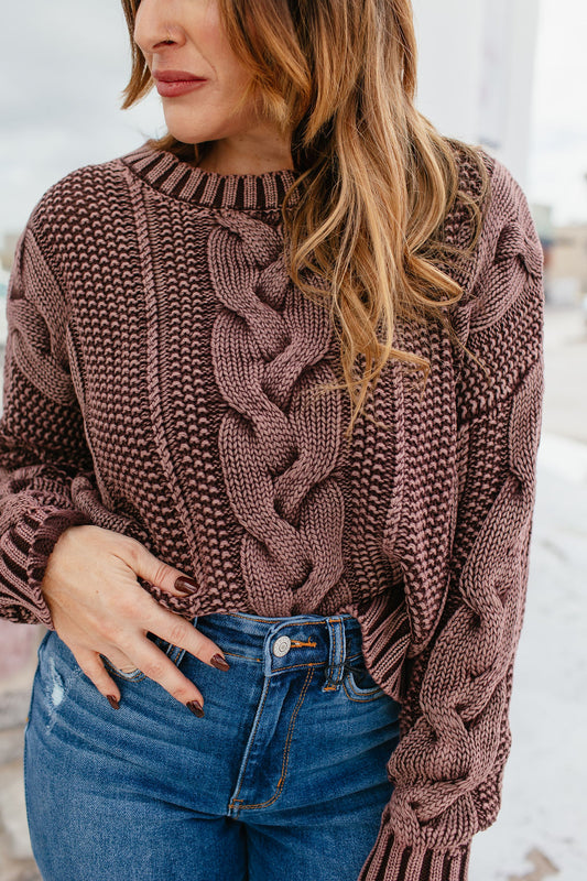 Chocolate Twist Sweater