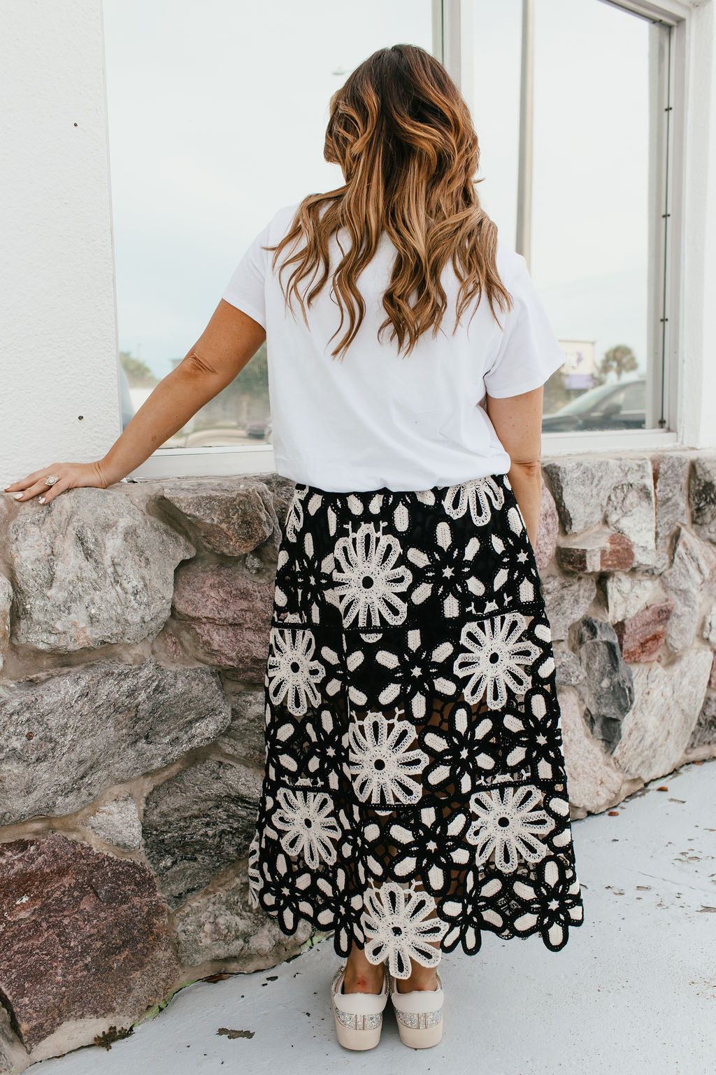 Street Chic Bubble Tee In Ivory