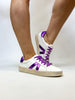 Corky's White Purple Friend Zone Sneakers