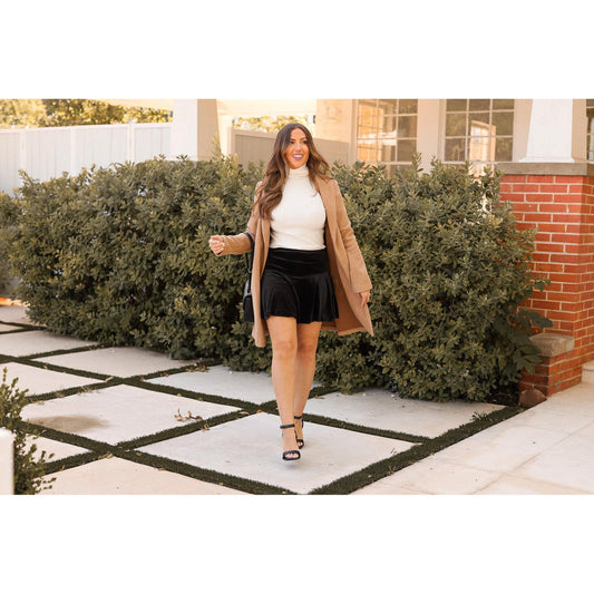 The Aurora - Velvet Skort