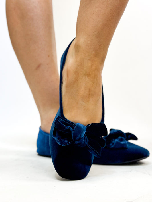 Corky's Teal Velvet Sugar Rush Flats