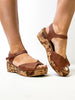 Corky's Cognac Meet Ya There Sandals