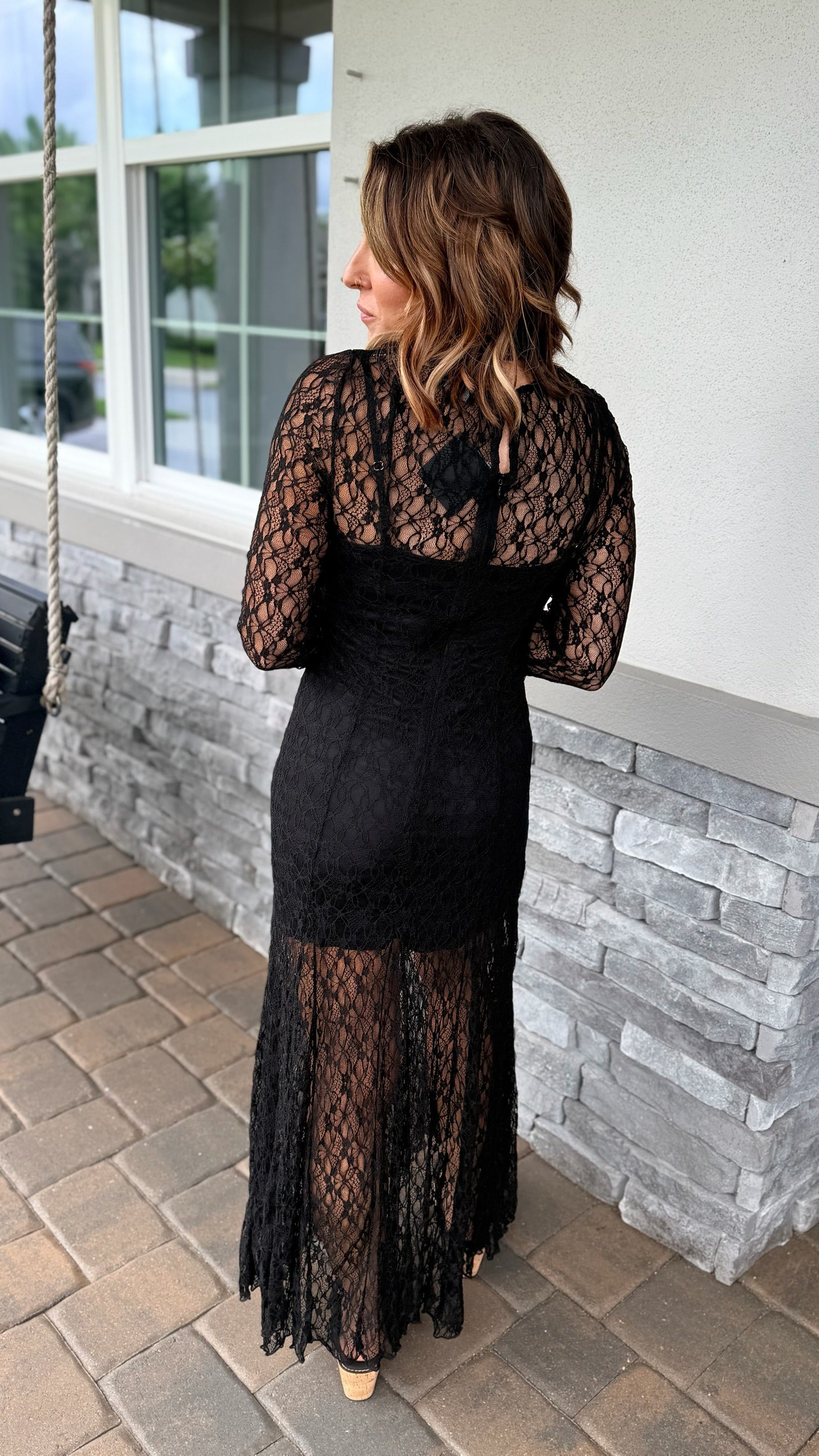 Black Rose Dress