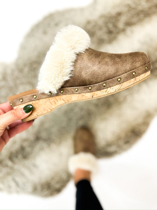 Corky's Tan Just Fur Fun Shoes FINAL SALE