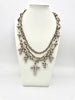 Tova Mini Mary Necklace in Antique Silver Clear - FINAL SALE
