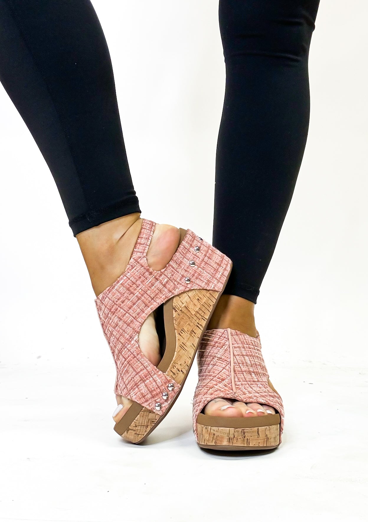 Black Friday Deal: Corky's Blush Tweed Carley Sandals