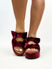 Corky's Burgundy Velvet Put A Bow On It Heels