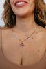 Tova Nikki Necklace in Light Rose Glimmer - FINAL SALE