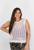Stitch & Gauze Tank Top