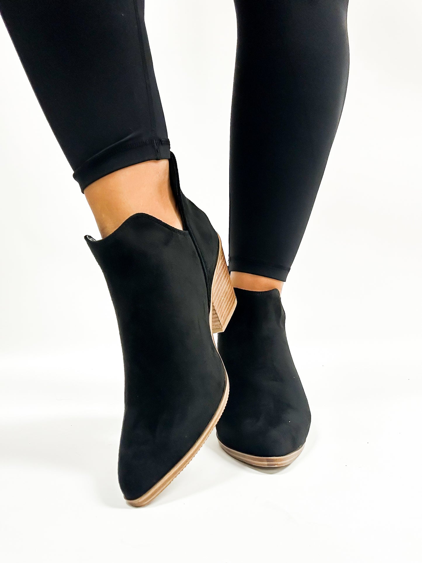 Corky's Black Faux Suede Sassy Pants Boots